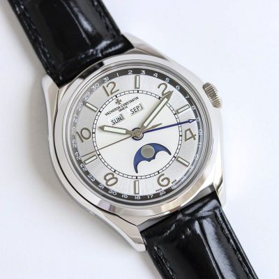 SJ Factory Vacheron Constantin FiftySix 40mm 316L Steel Case 2460QCL/1 Movement Silver Case Watch